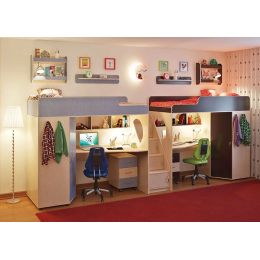 Детская комната Легенда 14 с полками