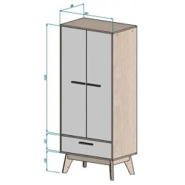 Шкаф Скандинавия 2113