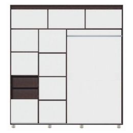 Шкаф-купе Комфорт 12 двухдверный с зеркалами 2