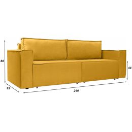 Диван Лофт Yellow еврокнижка