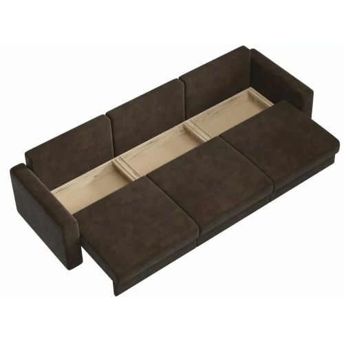 Диван Модена-2 Plush Brown-2
