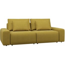 Диван модульный Гунер-3 Plush Yellow нераскладной