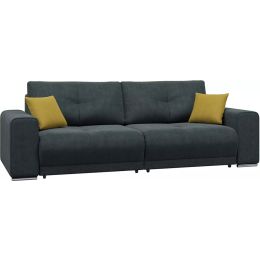 Диван Орлеан Plush Grafit Yellow