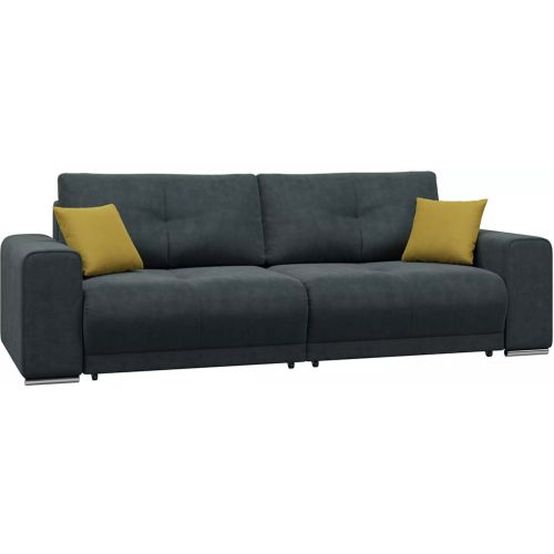 Диван Орлеан Plush Grafit Yellow