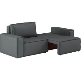 Диван прямой Лофт Plush Grey