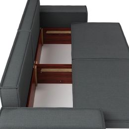 Диван прямой Лофт Plush Grey