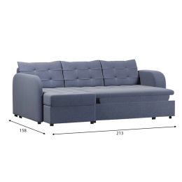 Диван угловой Беллано Blue