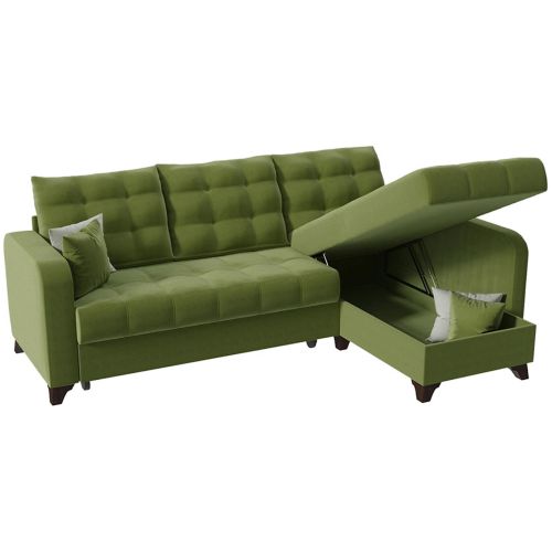 Диван угловой Беллано (Белла) Green