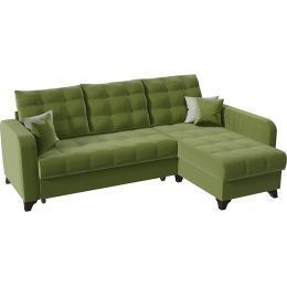 Диван угловой Беллано (Белла) Green