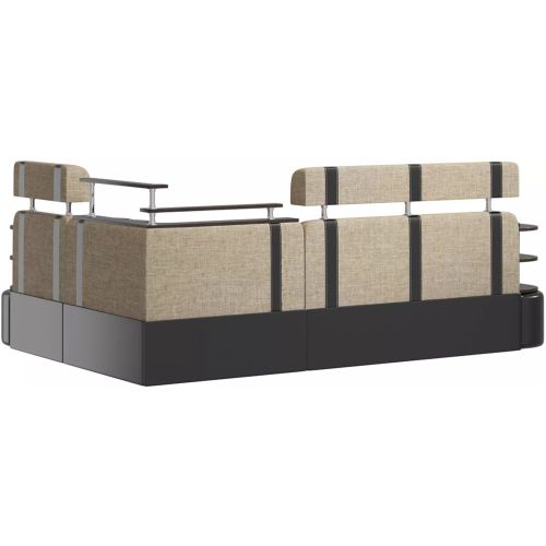 Диван угловой Карина (Каштан) Плей