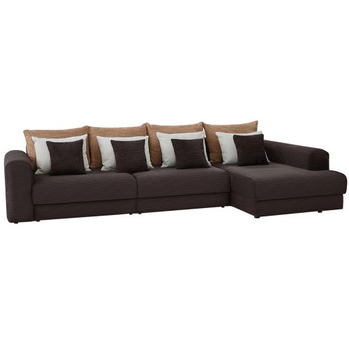 Диван угловой Мэдисон Люкс Plush Brown Макси