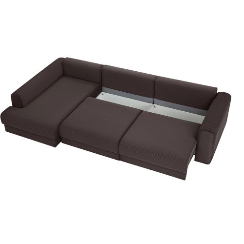 Диван угловой Мэдисон Люкс Plush Brown Макси