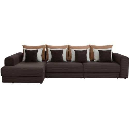 Диван угловой Мэдисон Люкс Plush Brown Макси