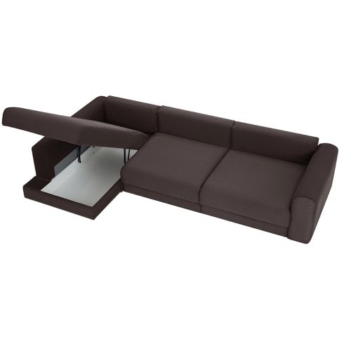 Диван угловой Мэдисон Люкс Plush Brown Макси