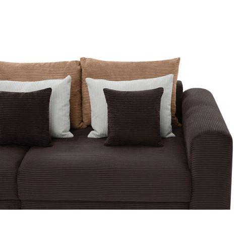 Диван угловой Мэдисон Люкс Plush Brown Макси