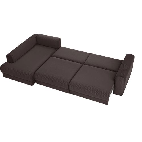 Диван угловой Мэдисон Люкс Plush Brown Макси
