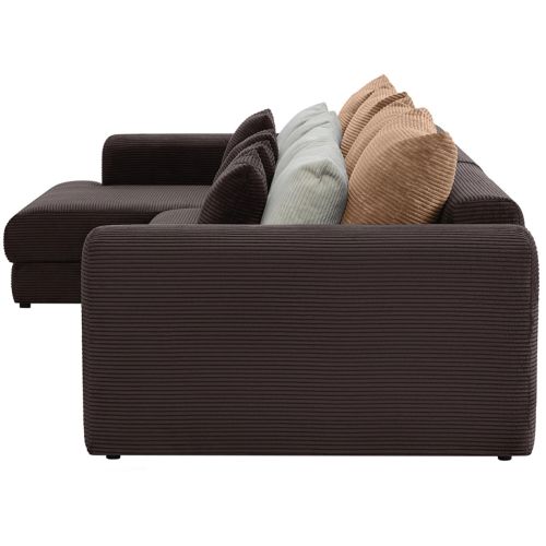 Диван угловой Мэдисон Люкс Plush Brown Макси