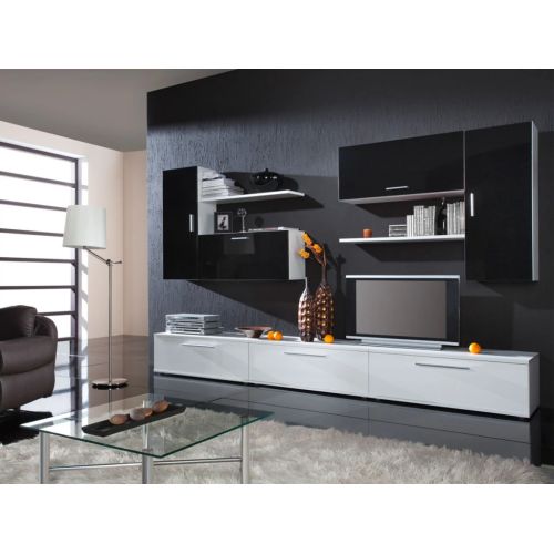 Стенка Сорренто 1 глянцевый мдф