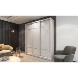 Шкаф-купе трехдверный Манхеттен Версаль 21