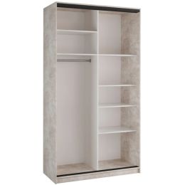 Шкаф-купе 2-х дверный Айсберг Лофт 120