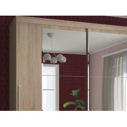 Шкаф-купе Комфорт 12 двухдверный с зеркалами 2