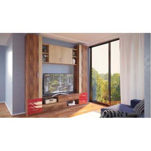 Стенка Флора 10 глянцевый МДФ