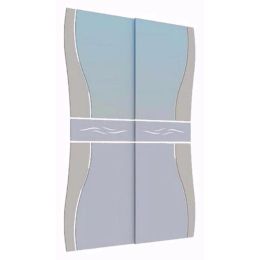 Шкаф-купе Комфорт 12 двухдверный Фигурный