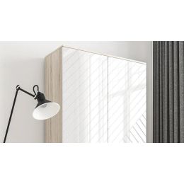 Шкаф распашной Сканди 3 White глянец