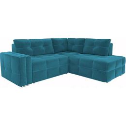 Диван модульный угловой Леос Plush Blue