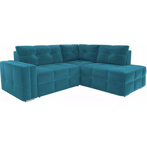 Диван модульный угловой Леос Plush Blue