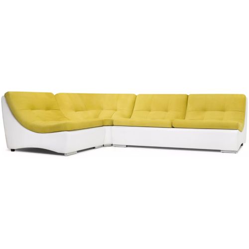 Диван модульный угловой Монреаль-2 Plush Yellow