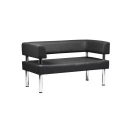 Диван офисный Бизнес 122х78 Black