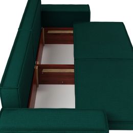 Диван прямой Лофт Plush Green