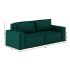Диван прямой Лофт Plush Green