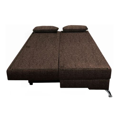 Диван прямой Парма (Рига) Сountry Brown