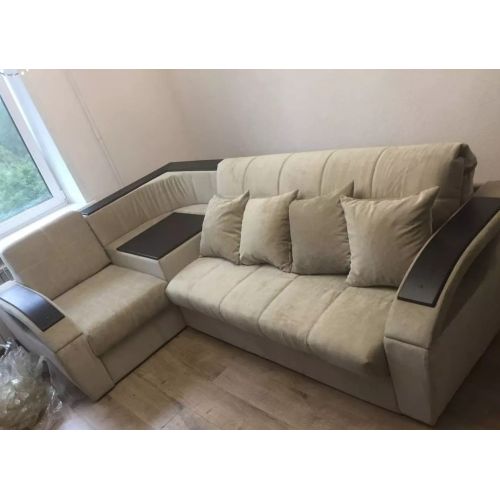 Диван угловой Монреаль-160 Plush Grafit