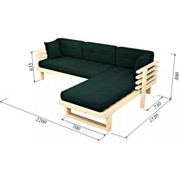 Диван угловой Стоун Форест