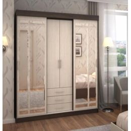 Шкаф-купе Фортуна-фаворит с зеркалами