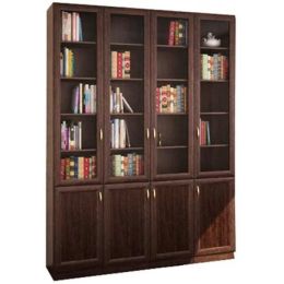 Шкаф книжный Галла-4.4 рамка МДФ