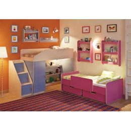 Детская комната Легенда 13 с полками
