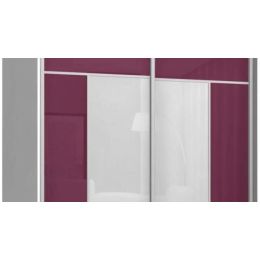 Шкаф-купе Боско 10 White/Bordeaux