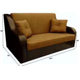 Диван Барон Brown аккордеон