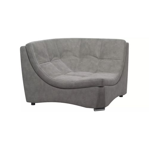 Диван модульный угловой Монреаль-3 Замша Grey