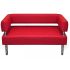 Диван офисный Бизнес 100х80 Red