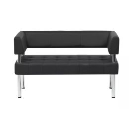 Диван офисный Бизнес 162х78 Black
