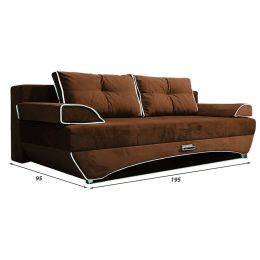 Диван прямой Валенсия Brown