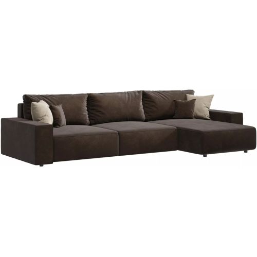 Диван модульный угловой King (Сиэтл) Plush Brown