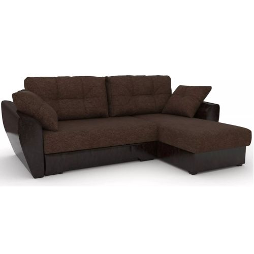 Диван угловой Амстердам-Eco Мальта Brown