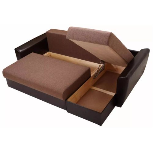 Диван угловой Амстердам Woodline Coffee