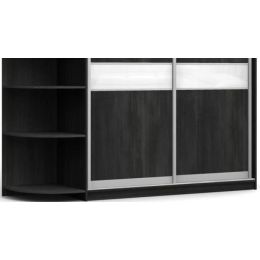 Шкаф-купе Боско 1 Black/White